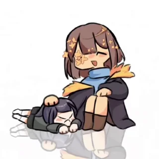 Sticker from @utAU_stickers @frisk_garden
