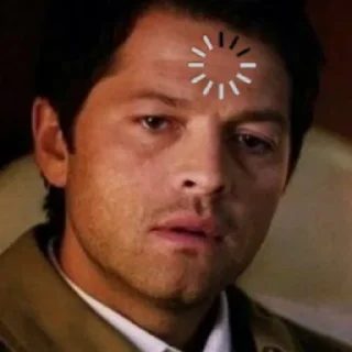 🤔 emoji Supernatural Telegram sticker 13 of 63