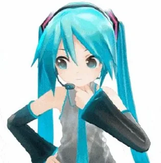 Sticker from Hatsune Miku