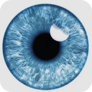 👁 emoji Blue aesthetic Telegram sticker 6 of 9
