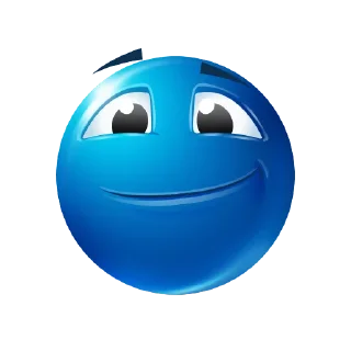 Sticker from blue emoji by @sshtukaa