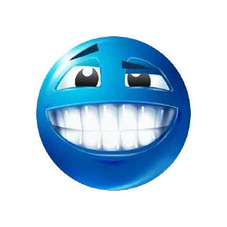 Sticker from blue emoji by @sshtukaa