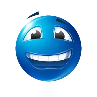 Sticker from blue emoji by @sshtukaa