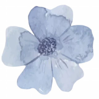 🌸 emoji Blue 💙 @xkysluv Telegram sticker 19 of 53