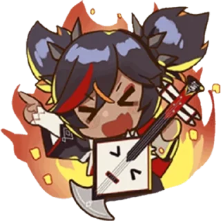 🥳 emoji Genshin Impact Telegram sticker 15 of 31