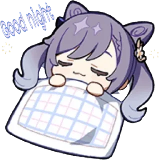 😴 emoji Genshin Impact Telegram sticker 10 of 31