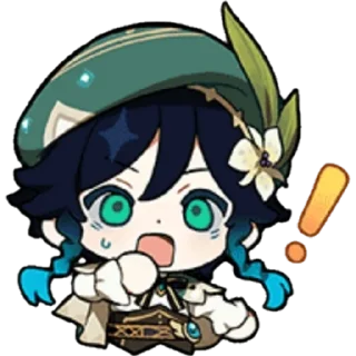 😮 emoji Genshin Impact Telegram sticker 24 of 31