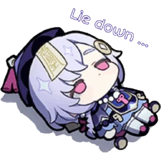 😴 emoji Genshin Impact Telegram sticker 22 of 31