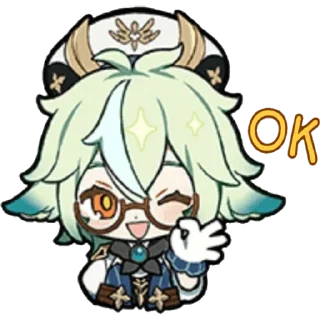 👌 emoji Genshin Impact Telegram sticker 16 of 31