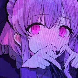 ❤️ emoji Anime Tyan Telegram sticker 20 of 41