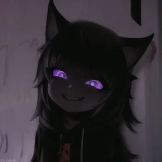 😈 emoji Anime Tyan Telegram sticker 15 of 41
