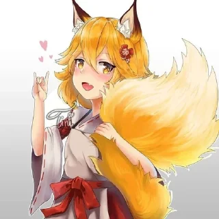 💕 emoji Anime Tyan Telegram sticker 18 of 41