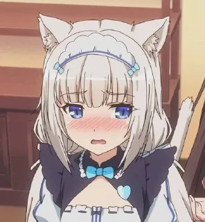 😓 emoji Anime Tyan Telegram sticker 5 of 41