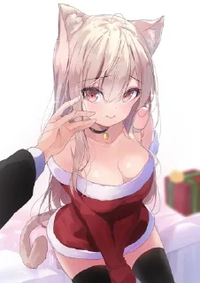 ☺️ emoji Anime Tyan Telegram sticker 3 of 41