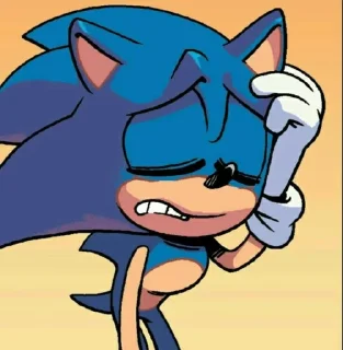 😣 emoji ||Sonic and Silver|| Telegram sticker 11 of 95