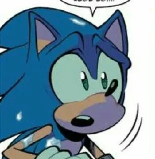 😨 emoji ||Sonic and Silver|| Telegram sticker 23 of 95