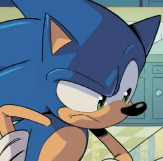 🤨 emoji ||Sonic and Silver|| Telegram sticker 9 of 95