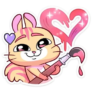 ❤️ emoji няшик Telegram sticker 3 of 44