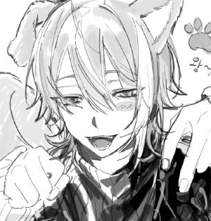 Sticker from Doggy Rui Kamishiro. @sexe0_o