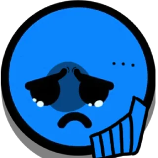 😢 emoji Brawl stars (AU) Telegram sticker 1 of 14