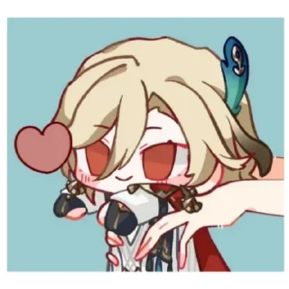 💚 emoji Геншин Telegram sticker 17 of 19