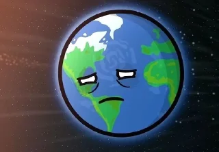 🌟 emoji Earth 🌍 Telegram sticker 15 of 26