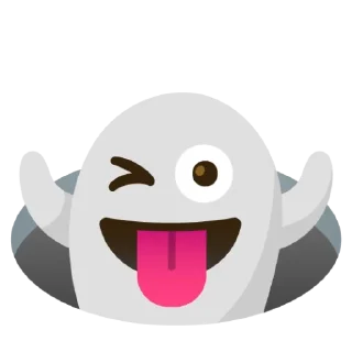 🕳️ emoji Ghost Telegram sticker 6 of 10