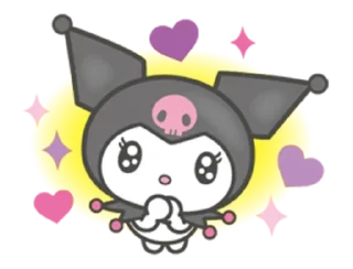 Sticker from Kuromi by @anime_stickerr