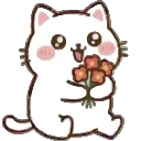 🌹 emoji Cute Kitty @EmodzyPremium Telegram sticker 17 of 50