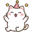 🎉 emoji Cute Kitty @EmodzyPremium Telegram sticker 14 of 50