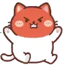 😡 emoji Cute Kitty @EmodzyPremium Telegram sticker 13 of 50