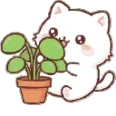 💐 emoji Cute Kitty @EmodzyPremium Telegram sticker 8 of 50