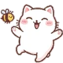 🐝 emoji Cute Kitty @EmodzyPremium Telegram sticker 9 of 50