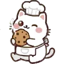 🍪 emoji Cute Kitty @EmodzyPremium Telegram sticker 20 of 50