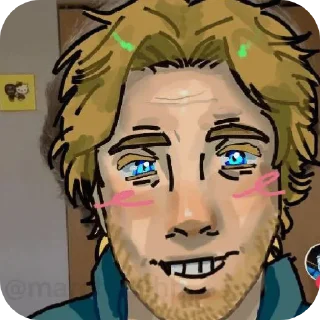 Sticker from mouthwashing