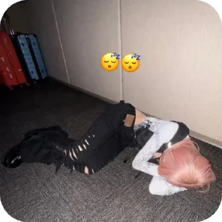 😴 emoji жизелевые стикеры @angleshavepinkhair Telegram sticker 15 of 46
