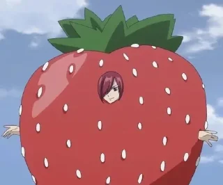 🍓 emoji Fairy Tail Telegram sticker 12 of 55