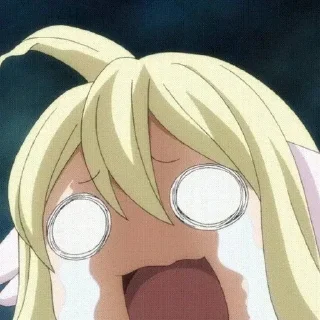 😭 emoji Fairy Tail Telegram sticker 8 of 55