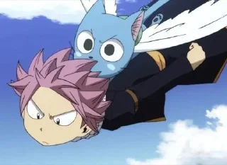 🛩 emoji Fairy Tail Telegram sticker 16 of 55