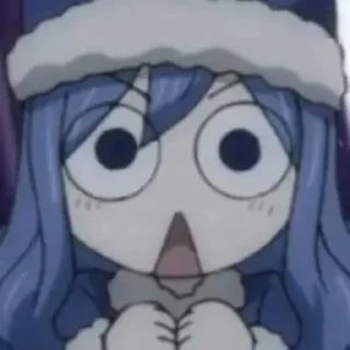 😲 emoji Fairy Tail Telegram sticker 15 of 55