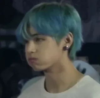 Sticker from blue tae