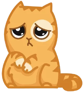 😔 emoji Peach | @huickers Telegram sticker 6 of 48