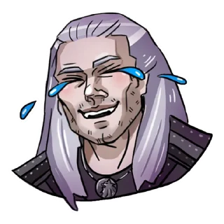 😂 emoji Witcher Telegram sticker 14 of 15