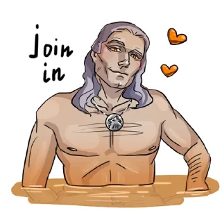 🥰 emoji Witcher Telegram sticker 15 of 15