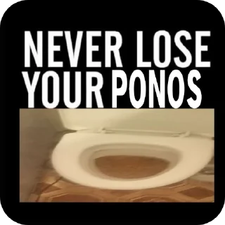 Sticker from never lose your ponos @jhgae
