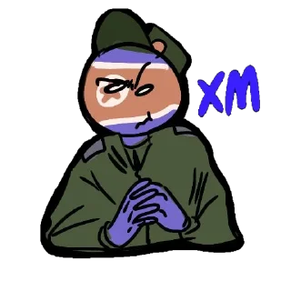 Sticker from Countryhumans