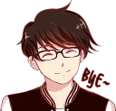 Sticker from That One Guy With Glasses. :: @line_stickers