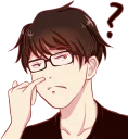 Sticker from That One Guy With Glasses. :: @line_stickers