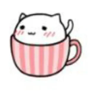 Sticker from Кошки чашки