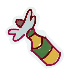🍾 emoji Пурли реакции Telegram sticker 14 of 20